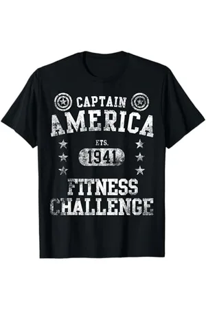 Marvel Captain America Fitness Challenge East. 1941 T-Shirt