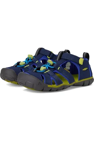 Keen Seacamp 2 CNX Sandals, Naval Academy/Chartreuse, 2 UK
