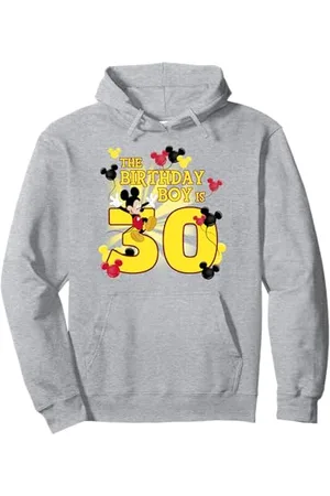 Disney Mickey & Friends 30 Year Old Birthday Boy Pullover Hoodie