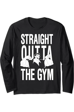 Disney Beauty and the Beast Gaston Straight Outta The Gym Long Sleeve T-Shirt