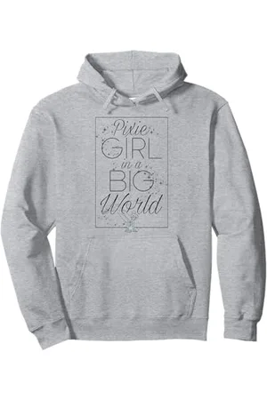 Disney Peter Pan Tinker Bell Pixie Girl Big World Poster Pullover Hoodie