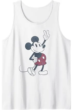 Disney Mickey And Friends Mickey Mouse Plaid Shorts Tank Top