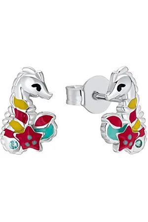 Prinzessin Lillifee Girls’ Sterling silver 925 Cubic Zirconia Stud Earrings, , Standard - 2031160