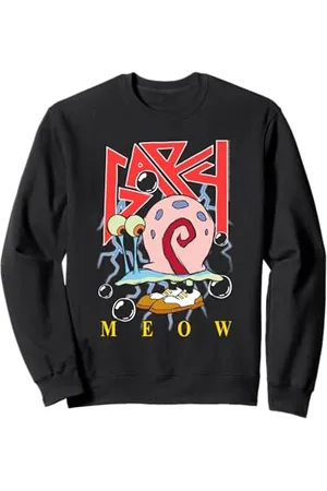 Spongebob Gary Snail Heavy Metal Band Sweatshirt