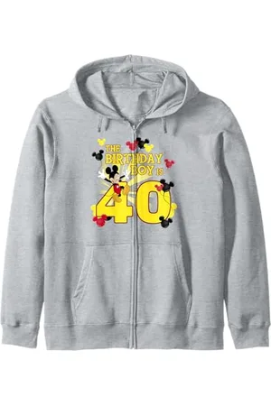 Disney Mickey & Friends 40 Year Old Birthday Boy Zip Hoodie
