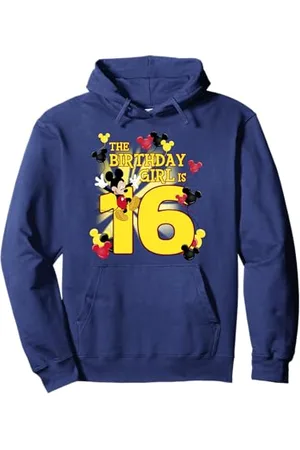 Disney Mickey And Friends Mickey 16th Birthday Girl Pullover Hoodie
