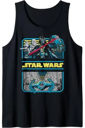 STAR WARS Darth Vader Retro New Hope Trench Coat Tank Top