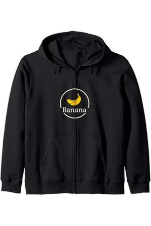 Fruit Of The Loom Banana Zip Hoodie