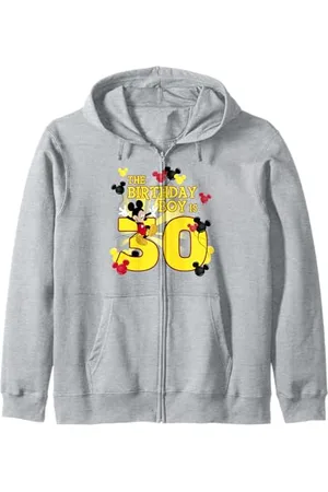 Disney Mickey & Friends 30 Year Old Birthday Boy Zip Hoodie