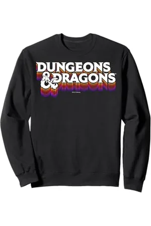 Dungeons & Dragons Retro Logo Stack Sweatshirt