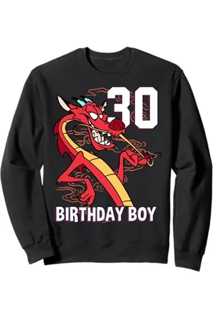 Disney Mulan Mushu 30th Birthday Boy Portrait Sweatshirt