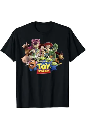 Disney Pixar Toy Story Buzz Woody Jessie Running Tee T-Shirt