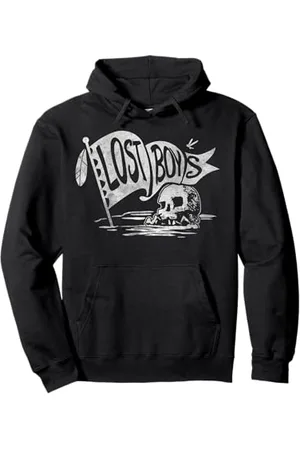 Disney Peter Pan The Lost Boys Skull Clan Banner Pullover Hoodie
