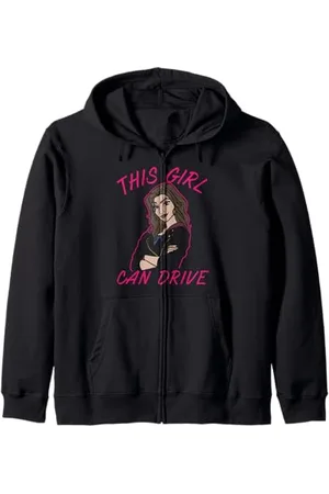 Disney Wreck-It Ralph 2 Shank This Girl Can Drive Portrait Zip Hoodie