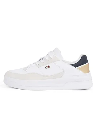 Tommy Hilfiger Women’s Metallic Basketball Trainers, , 7.5