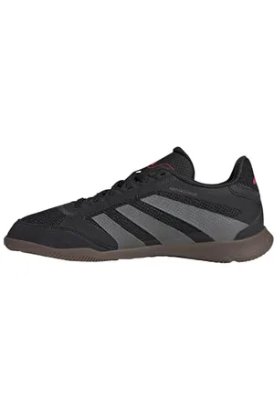 adidas Predator League Indoor Football Boots Kids, Core Black/Grey Four/Lucid Red, 5.5 UK Child