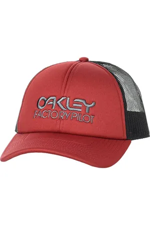 Oakley Mens Factory Pilot Trucker Cap - Iron Red - One Size