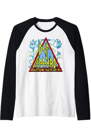 Def Leppard Sugar Logo Raglan Baseball Tee