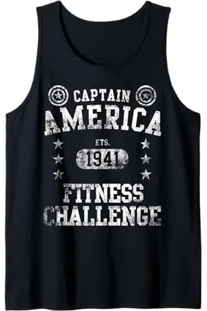 Marvel Captain America Fitness Challenge East. 1941 Tank Top