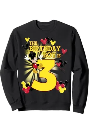 Disney Mickey & Friends 3 Year Old Birthday Boy Sweatshirt