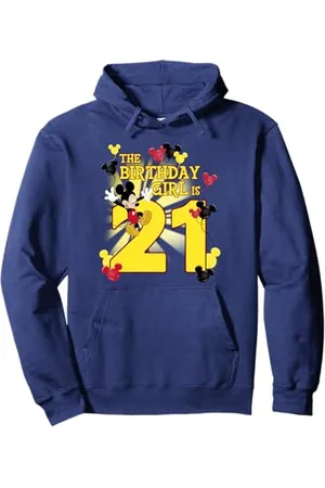 Disney Mickey And Friends Mickey 21st Birthday Girl Pullover Hoodie