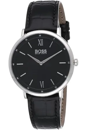 HUGO BOSS Analogue Quartz Watch for men with Black Leather strap - 1513647