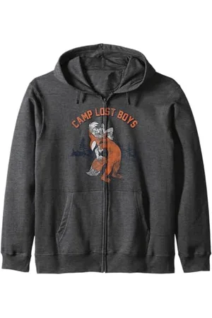 Disney Peter Pan Fox Slightly Camp Lost Boys Zip Hoodie
