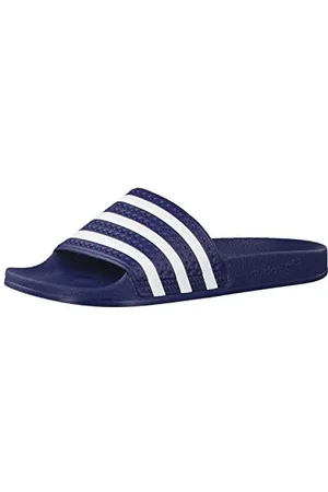 adidas Adilette Ciabatte, Blu (Adiblue/White/Adiblue), 39 EU (6 UK), Unisex – Adulto