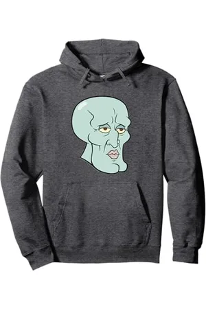 Spongebob Handsome Squidward Face Pullover Hoodie