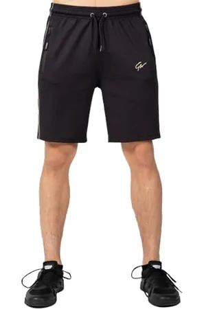 Gorilla Wear Wenden Track Shorts - Black/Gold - 3XL