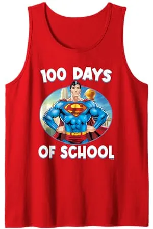 Superman 100 Days of School Tank Top