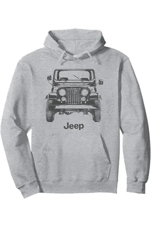 Jeep Classic Front View Pullover Hoodie