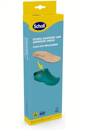 Scholl Dr. Clog Evo 40/41 Replacement Antistatic Anatomical Footbed