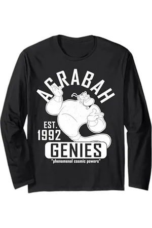 Disney Aladdin Genie Collegiate Sports Long Sleeve T-Shirt