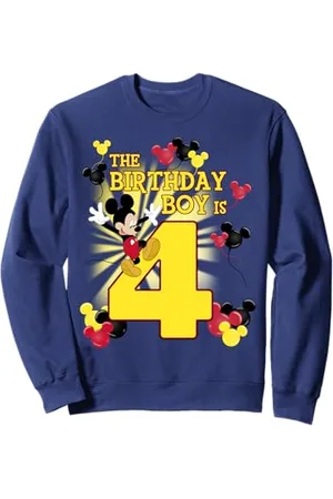Disney Mickey & Friends 4 Year Old Birthday Boy Sweatshirt