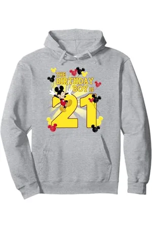 Disney Mickey & Friends 21 Year Old Birthday Boy Pullover Hoodie