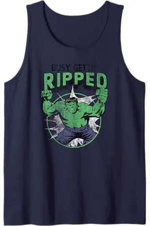Marvel Hulk Busy Gettin Ripped Workout Tank Top