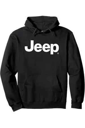 Jeep Classic Text Logo Pullover Hoodie