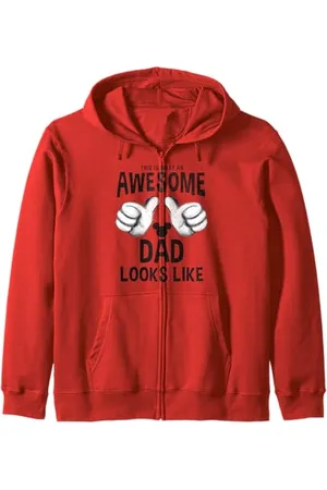 Disney Mickey And Friends Mickey An Awesome Dad Looks Like Zip Hoodie