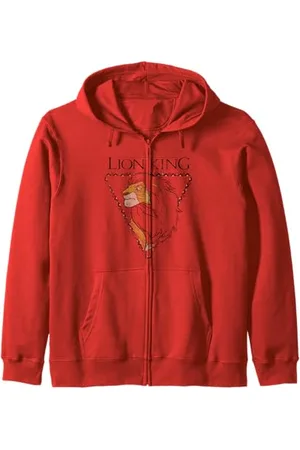 Disney Lion King Simba Tribal Triangle Pose Zip Hoodie