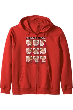 Disney Snow White Current Mood Always Grumpy Zip Hoodie