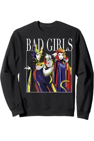Disney Villains Bad Girls Group Shot Painted Sweatshirt
