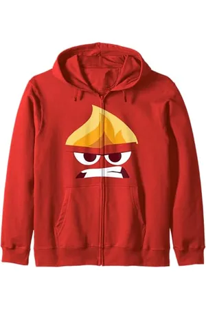 Disney Pixar Inside Out Angry Face Halloween Zip Hoodie