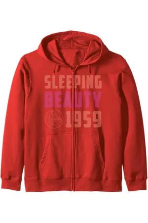 Disney Sleeping Beauty 1959 Retro Circle Logo Zip Hoodie