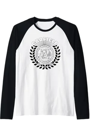 Garfield Athletic Sports Runnning Est. MCMLXXVIII Raglan Baseball Tee