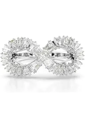 Swarovski Hyperbola cocktail ring, Infinity, , Rhodium plated
