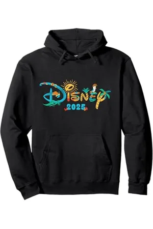 Disney Logo Tropical Vacation 2025 Family Trip Matching Pullover Hoodie