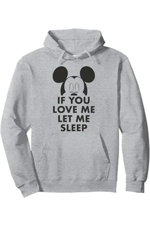 Disney Mickey And Friends Mickey If You Love Me Let Me Sleep Pullover Hoodie
