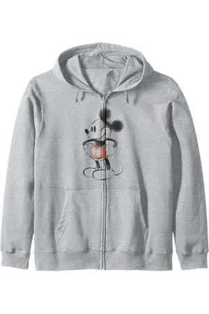 Disney Mickey And Friends Mickey Mouse Watercolor Portrait Zip Hoodie