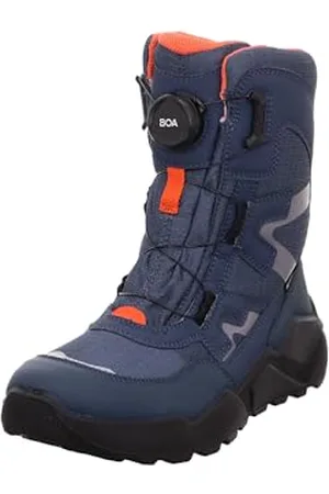 Superfit Rocket Snow Boots, Blue/Orange 8000, 1 UK